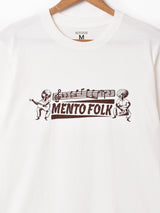 【2色展開】 プリントTシャツ【MENTO FOLK】