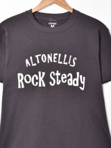 【2色展開】 プリントTシャツ【Rock steady】