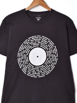 【2色展開】 プリントTシャツ【MUSIC Record】