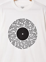 【2色展開】 プリントTシャツ【MUSIC Record】