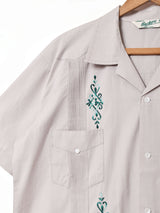 【2色展開】Backers 刺繍 グアヤベラシャツ
