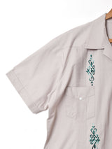 【2色展開】Backers 刺繍 グアヤベラシャツ