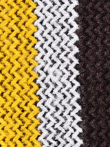 マルチストライプ フリンジニットベスト