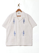 【2色展開】Backers 刺繍 グアヤベラシャツ