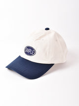 【2色展開】刺繍入り 2トーンキャップ SIMPLE