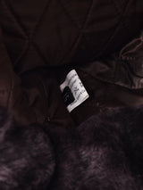 スエード ボア フライトキャップ