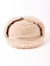 ムートン ボア フライトキャップ