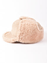 ムートン ボア フライトキャップ