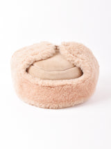 ムートン ボア フライトキャップ