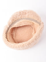 ムートン ボア フライトキャップ