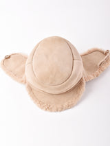 ムートン ボア フライトキャップ