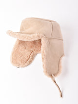 ムートン ボア フライトキャップ