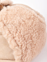 ムートン ボア フライトキャップ