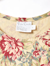 花柄  ジャンパースカート