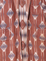 50's BRENT ネイティブ柄 ロングガウン