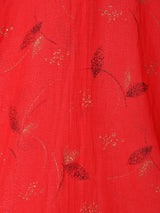 フリルカラー 半袖 シアーブラウス