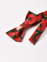 【6色展開】バティック柄 蝶ネクタイ