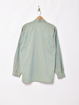 織柄 ピンドット長袖シャツ