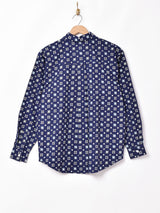 Emerald Motel小紋柄 長袖シャツ