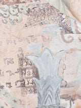 70's 総柄 プルオーバーシャツ