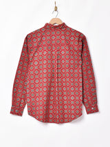 Emerald Motel小紋柄 長袖シャツ