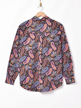 Emerald Motelペイズリー柄 長袖シャツ