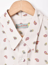 Emerald Motelスモールペイズリー柄 長袖シャツ