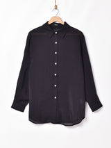 【2色展開】Meridian長袖シアーシャツ