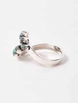 ドロップターコイズ シルバーリング