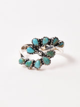 ドロップターコイズ シルバーリング