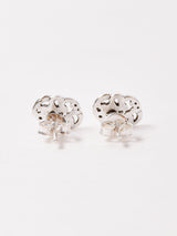 フラワー モチーフ スモールピアス