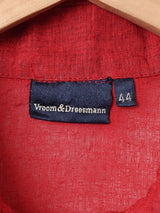 長袖 フリルブラウス