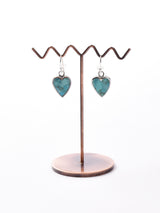 ハートターコイズ シルバーピアス