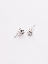 フラワーモチーフ シルバーピアス