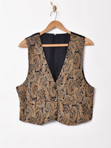 ペイズリー柄ベスト