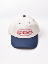 【2色展開】刺繍入り キャップ SUNDAYS