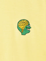 【2色展開】 刺繍 Tシャツ【NUDE BRAIN】