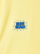 【2色展開】 刺繍 Tシャツ【NUDE BRAIN】