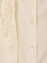 レースカラー 長袖 ブラウス