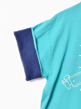 アメリカ製 二枚仕立て プリントTシャツ