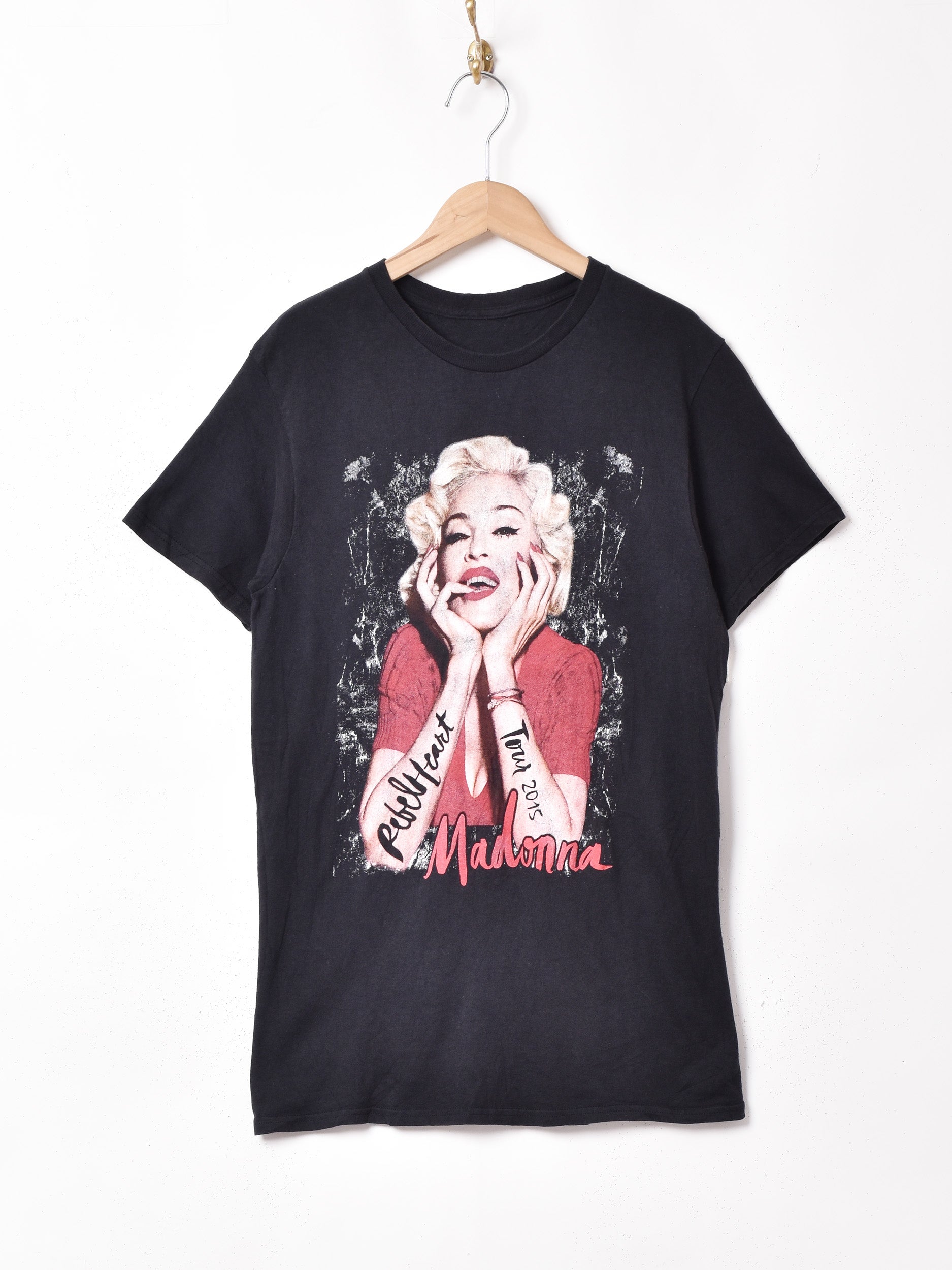 マドンナ•ヴィンテージ Tシャツ87年ツアー物⭐️オールド•アンビル❣️⭐️超レアだ⭐️女性アーティストのＴシャツ