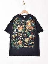 アニマルプリントTシャツ