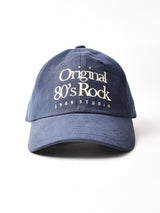刺繍入り コットンキャップ 80's Rock