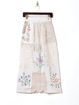 リメイク クロシェパッチワークスカート