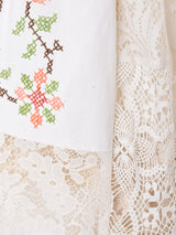 リメイク クロシェパッチワークスカート