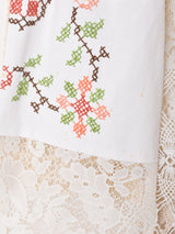 リメイク クロシェパッチワークスカート