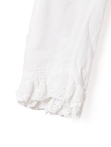 クロップド レースブラウス