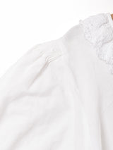 クロップド レースブラウス