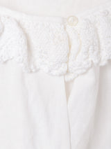 クロップド レースブラウス