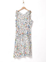 アメリカ製 総柄 スリーブレスワンピース